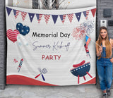 BBQ Memorial Day Party Backdrop - iJay Backdrops