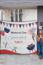 BBQ Memorial Day Party Backdrop - iJay Backdrops