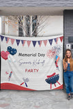 BBQ Memorial Day Party Backdrop - iJay Backdrops