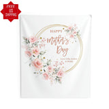 Custom Mother's Day Pink Floral Backdrop - iJay Backdrops