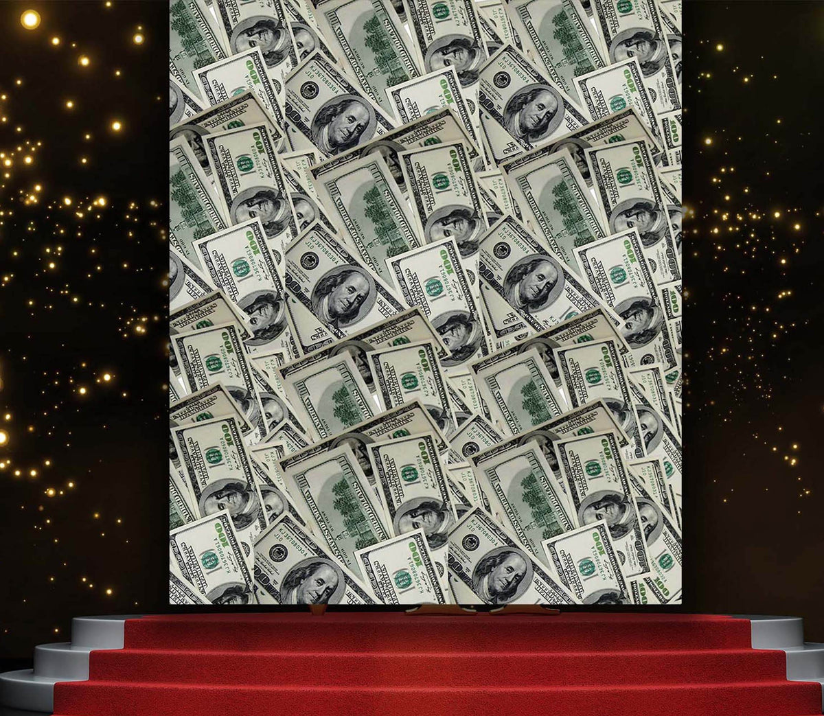 Dollar Bill Custom Money Party Backdrop - iJay Backdrops