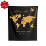 Adventure Awaits Graduation Backdrop - iJay Backdrops