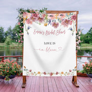Love in Bloom Bridal Shower Backdrop - iJay Backdrops