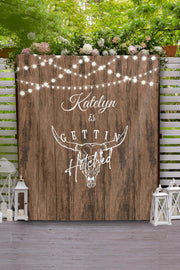 Getting Hitched Bachelorette Party Backdrop - iJay Backdrops