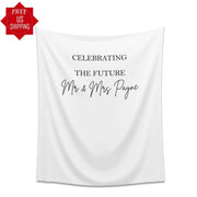 Engagement Script Wedding Backdrop - iJay Backdrops