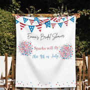 4th of July, Independence Day Bridal Shower Backdrop - iJay Backdrops