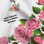 Floral Wedding Quote Backdrop - Add your text - iJay Backdrops