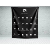 Custom Step and Repeat Business Logo Backdrop Banner - iJay Backdrops