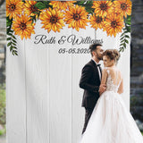 Custom Sunflower Wedding Backdrop / Sunflower Backdrop