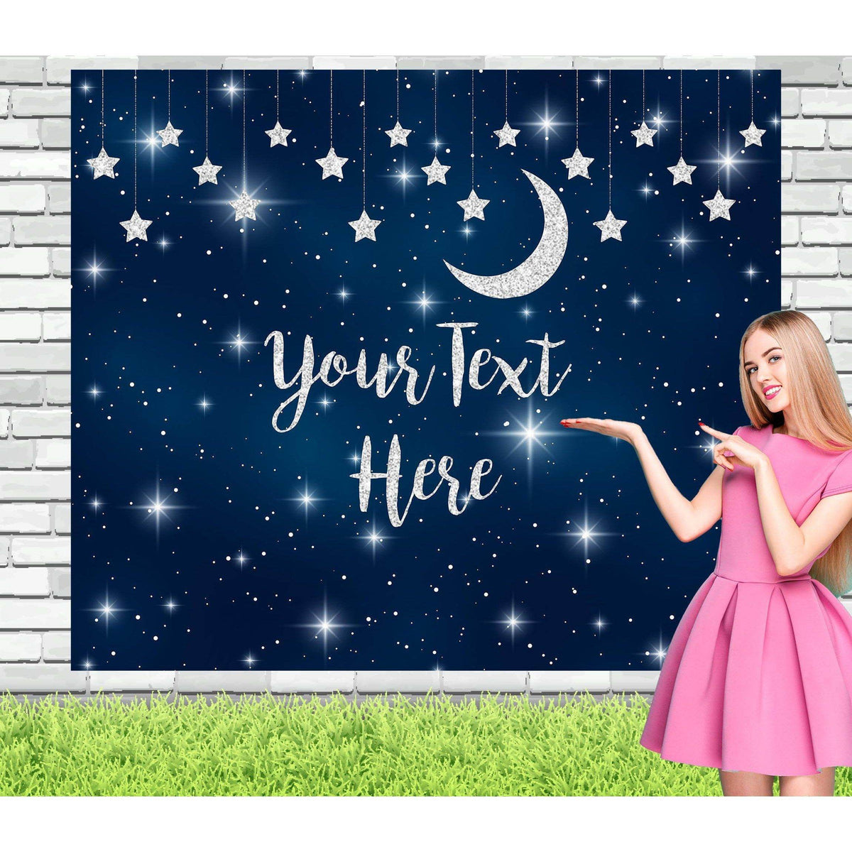 Custom Twinkle Star birthday Backdrop - iJay Backdrops
