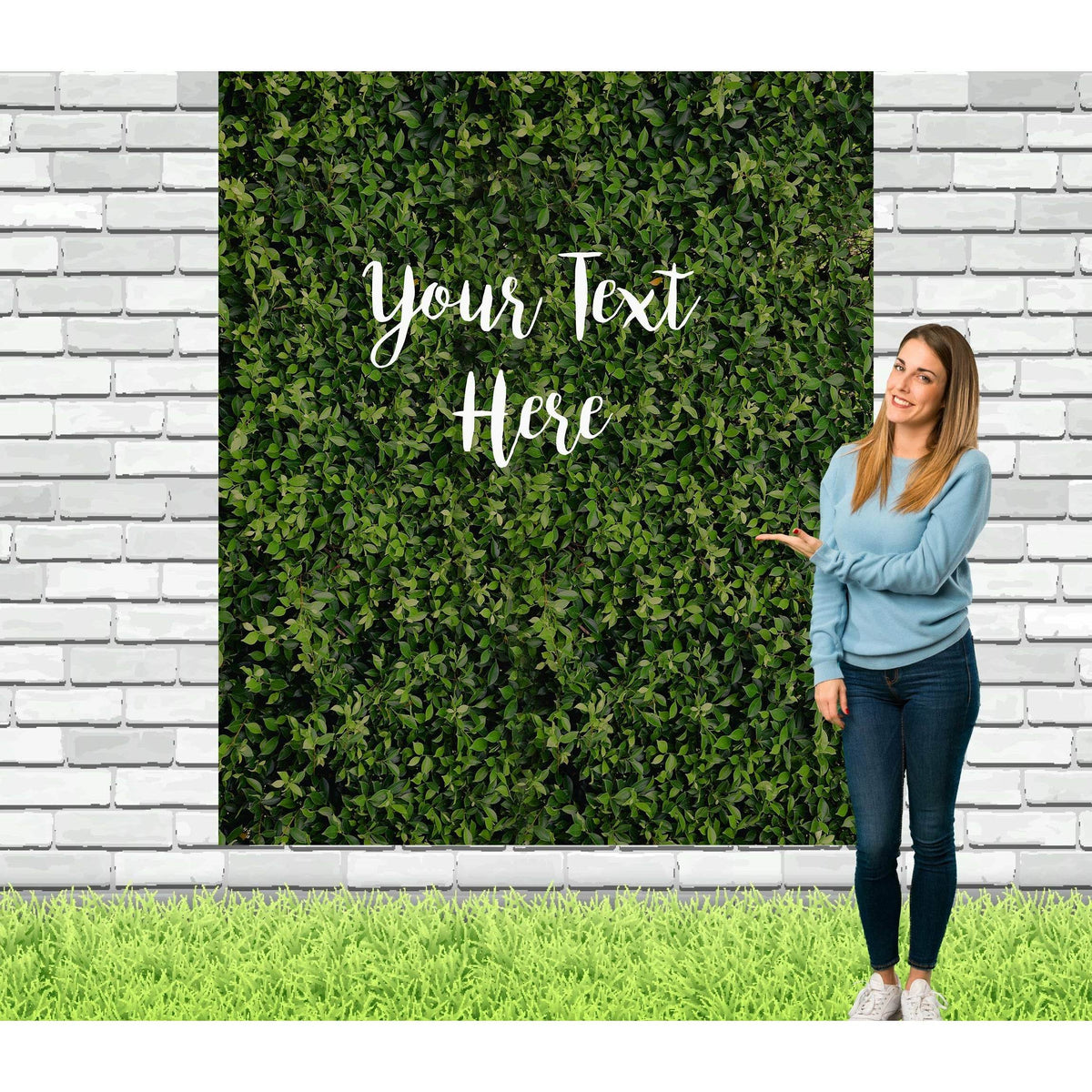 Custom Grass Backdrop - iJay Backdrops