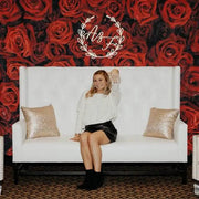 Red Rose Flower Backdrop - iJay Backdrops
