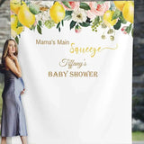 Lemon Baby Shower Backdrop