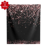 Custom Graduation Party Backdrop, Rose Gold - iJay Backdrops