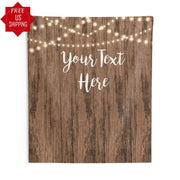 Custom Rustic Backdrop with light prints - iJay Backdrops