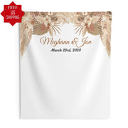 Pampas Grass Wedding Backdrop - iJay Backdrops