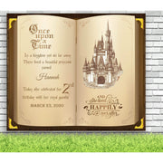 Once upon a time Princess Birthday Backdrop - iJay Backdrops