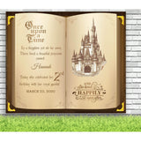 Once upon a time Princess Birthday Backdrop - iJay Backdrops