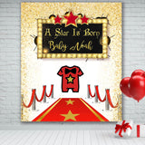 Red Carpet Shower Backdrop, Glam Baby Shower Backdrop, Movie Baby Shower Backdrop, A Star Is Born, Red Carpet RC4 - iJay Backdrops