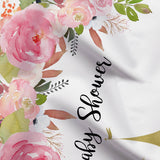 Personalized baby backdrop for butterfly baby shower decor - iJay Backdrops