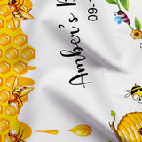 Blue Bee Baby Shower Backdrop for Baby Boys - iJay Backdrops
