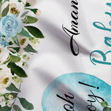Personalized Oh Boy - Greenery Backdrop for Baby Shower. - iJay Backdrops