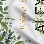 Personalized Greenery Backdrop for Baby Shower. - iJay Backdrops