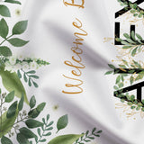 Personalized Greenery Backdrop for Baby Shower. - iJay Backdrops