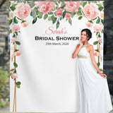 Floral Arch Bridal Shower Backdrop - iJay Backdrops