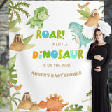 Dinosaur Boy Baby Shower Backdrop - iJay Backdrops