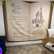 Fairytale Bridal shower Backdrop | Story Book Engagement Backdrop - iJay Backdrops