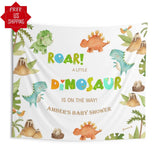 Dinosaur Baby Shower Backdrop - iJay Backdrops