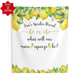 Lemon Theme Gender Neutral Backdrop - iJay Backdrops