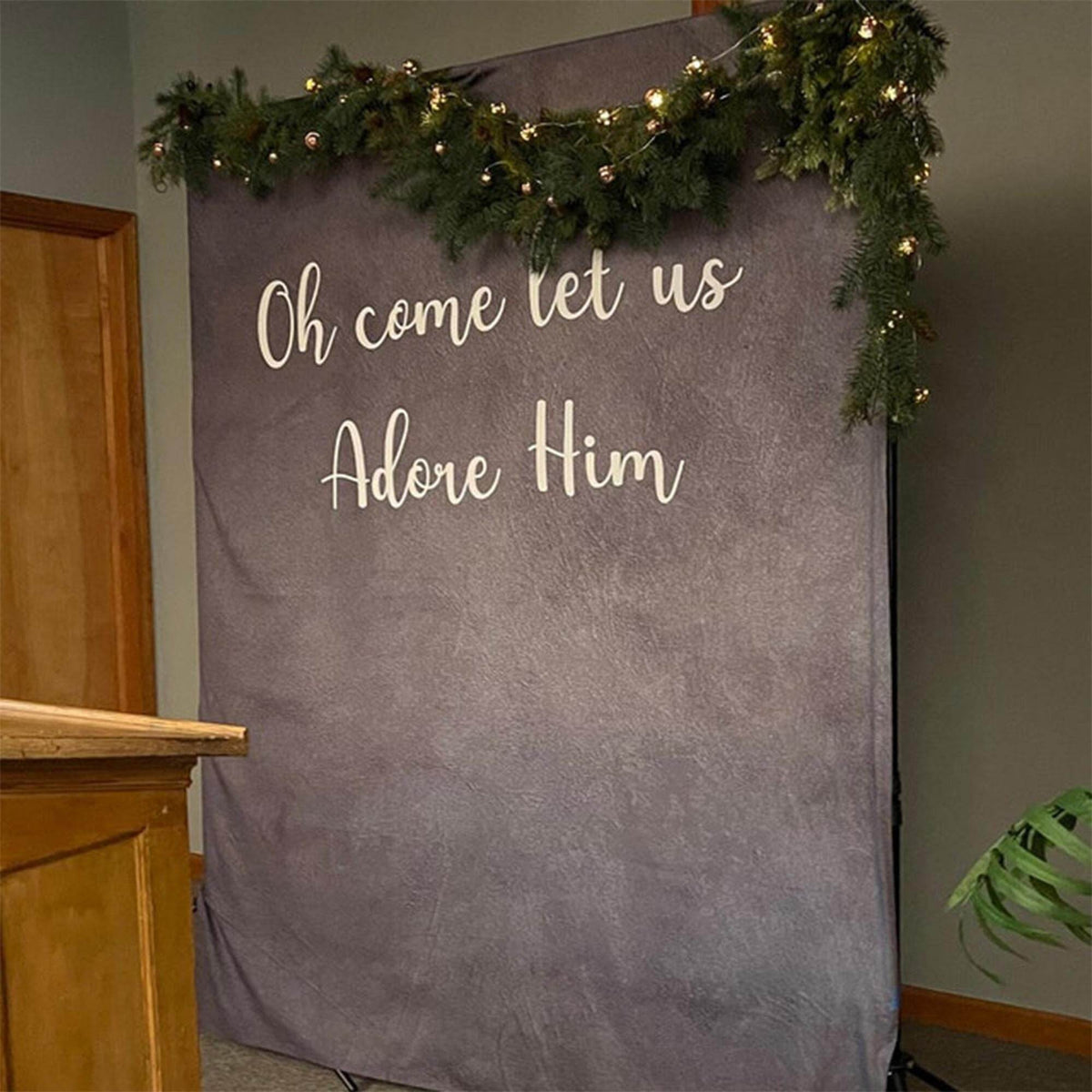 Custom Chalkboard Party Backdrop - iJay Backdrops