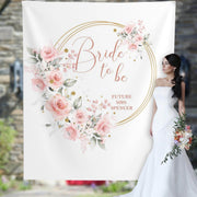 Floral Wreath Bachelorette Party backdrop - iJay Backdrops
