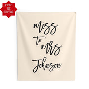 Miss To Mrs Bridal Shower Backdrop - iJay Backdrops