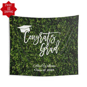 Fabric Grass Wall Graduation Backdrop - iJay Backdrops