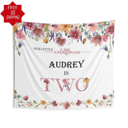 Wildflower Birthday Backdrop - iJay Backdrops