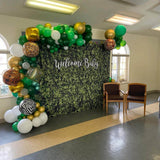 Fabric Grass Baby Shower Backdrop