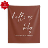 Terracotta Baby Shower Backdrop - iJay Backdrops