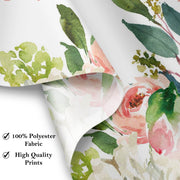 Safari Baby Shower, Girl Baby Shower Backdrop, A little Wild One On the Way, Floral Blush Jungle Baby Shower Decoration - iJay Backdrops