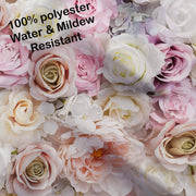 Personalized Flower Wedding Backdrop - Durable print fabric backdrop - iJay Backdrops
