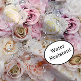 Personalized Flower Wedding Backdrop - Durable print fabric backdrop - iJay Backdrops