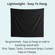 Personalized Navy Blue Wedding Backdrop For Reception / Floral Backdrop - iJay Backdrops