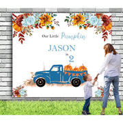Pumpkin Backdrop For Birthday Party - iJay Backdrops
