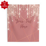 Rose Gold Sparkly Backdrop - iJay Backdrops