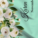 Mint Green Floral Backdrop - iJay Backdrops