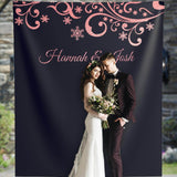 Rose Gold Wedding Backdrop - iJay Backdrops