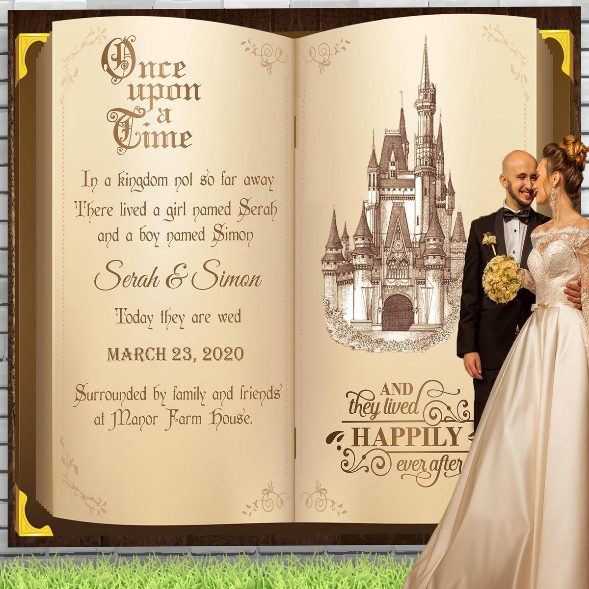 Fairytale Wedding Theme Backdrop - iJay Backdrops